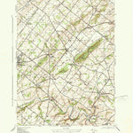 United States Geological Survey Buckingham, PA (1943, 31680-Scale) digital map