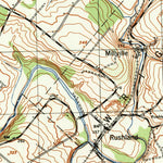 United States Geological Survey Buckingham, PA (1943, 31680-Scale) digital map