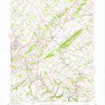 United States Geological Survey Buckingham, PA (1953, 24000-Scale) digital map