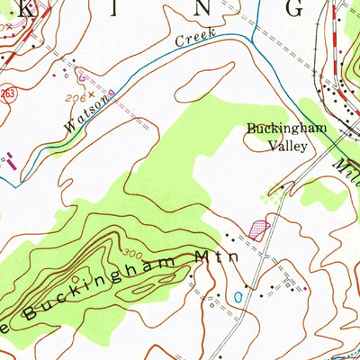 United States Geological Survey Buckingham, PA (1953, 24000-Scale) digital map