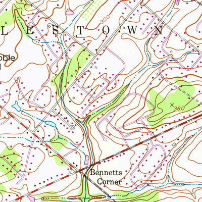 United States Geological Survey Buckingham, PA (1953, 24000-Scale) digital map