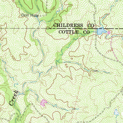 United States Geological Survey Buckle L Ranch, TX (1967, 24000-Scale) digital map