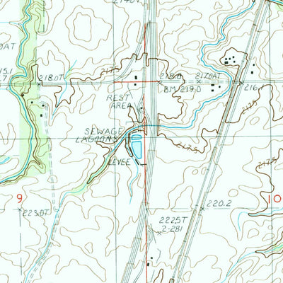 United States Geological Survey Buckley, IL (1986, 24000-Scale) digital map