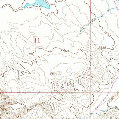 United States Geological Survey Buckley Lake, MT (1965, 24000-Scale) digital map