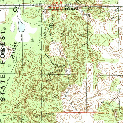 United States Geological Survey Buckley, MI (1983, 25000-Scale) digital map