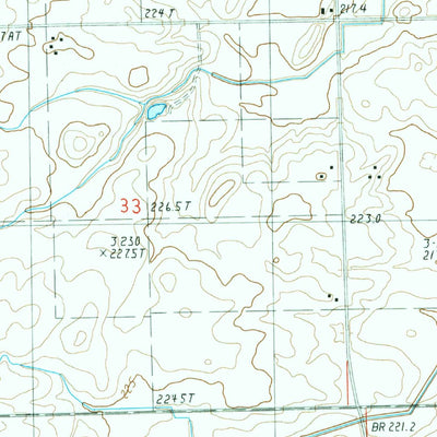 United States Geological Survey Buckley NW, IL (1986, 24000-Scale) digital map
