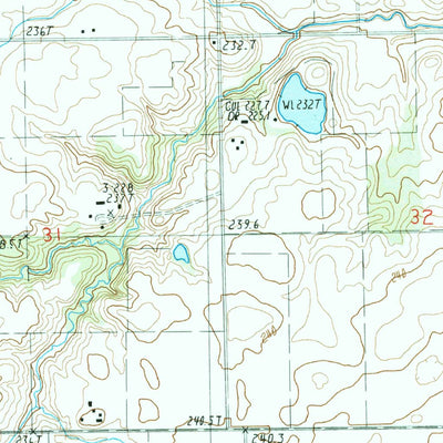 United States Geological Survey Buckley NW, IL (1986, 24000-Scale) digital map