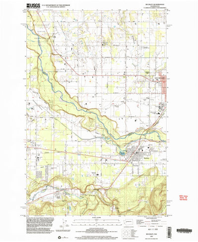 United States Geological Survey Buckley, WA (1997, 24000-Scale) digital map