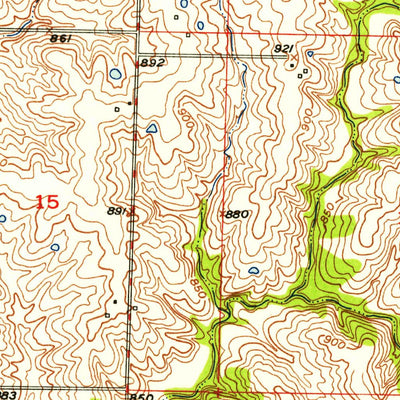 United States Geological Survey Bucklin, MO (1949, 24000-Scale) digital map
