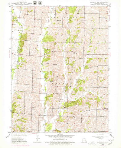 United States Geological Survey Bucklin NW, MO (1949, 24000-Scale) digital map