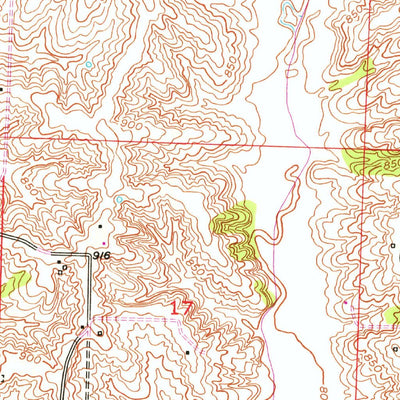 United States Geological Survey Bucklin NW, MO (1949, 24000-Scale) digital map