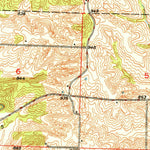 United States Geological Survey Bucklin NW, MO (1950, 24000-Scale) digital map