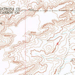 United States Geological Survey Bucklin Reservoirs, WY (1951, 24000-Scale) digital map