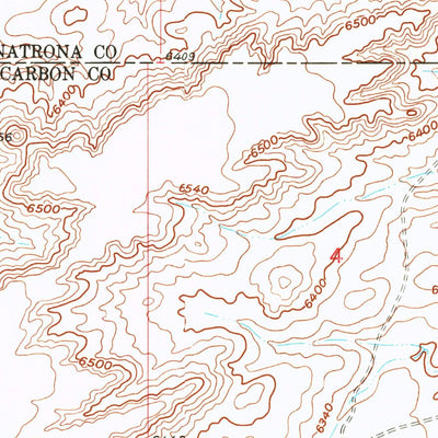 United States Geological Survey Bucklin Reservoirs, WY (1951, 24000-Scale) digital map