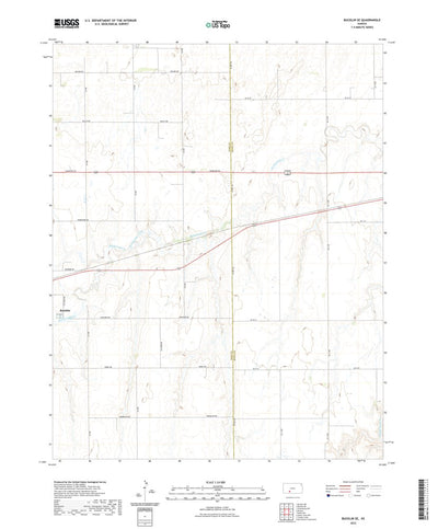 United States Geological Survey Bucklin SE, KS (2022, 24000-Scale) digital map