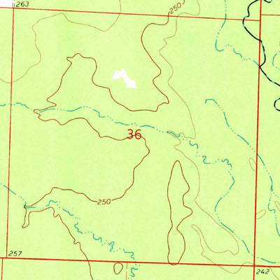 United States Geological Survey Buckner, AR (1968, 24000-Scale) digital map