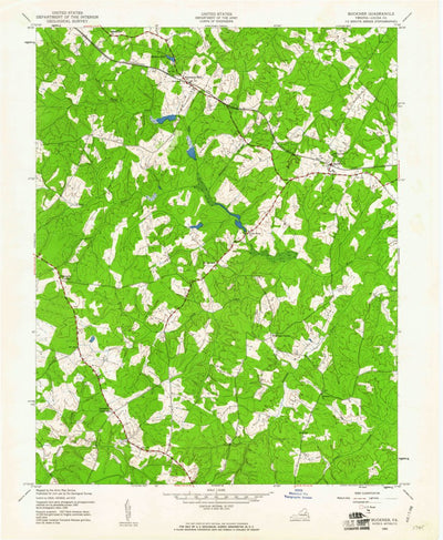 United States Geological Survey Buckner, VA (1942, 24000-Scale) digital map