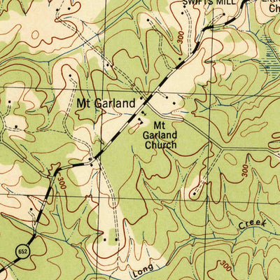United States Geological Survey Buckner, VA (1943, 31680-Scale) digital map