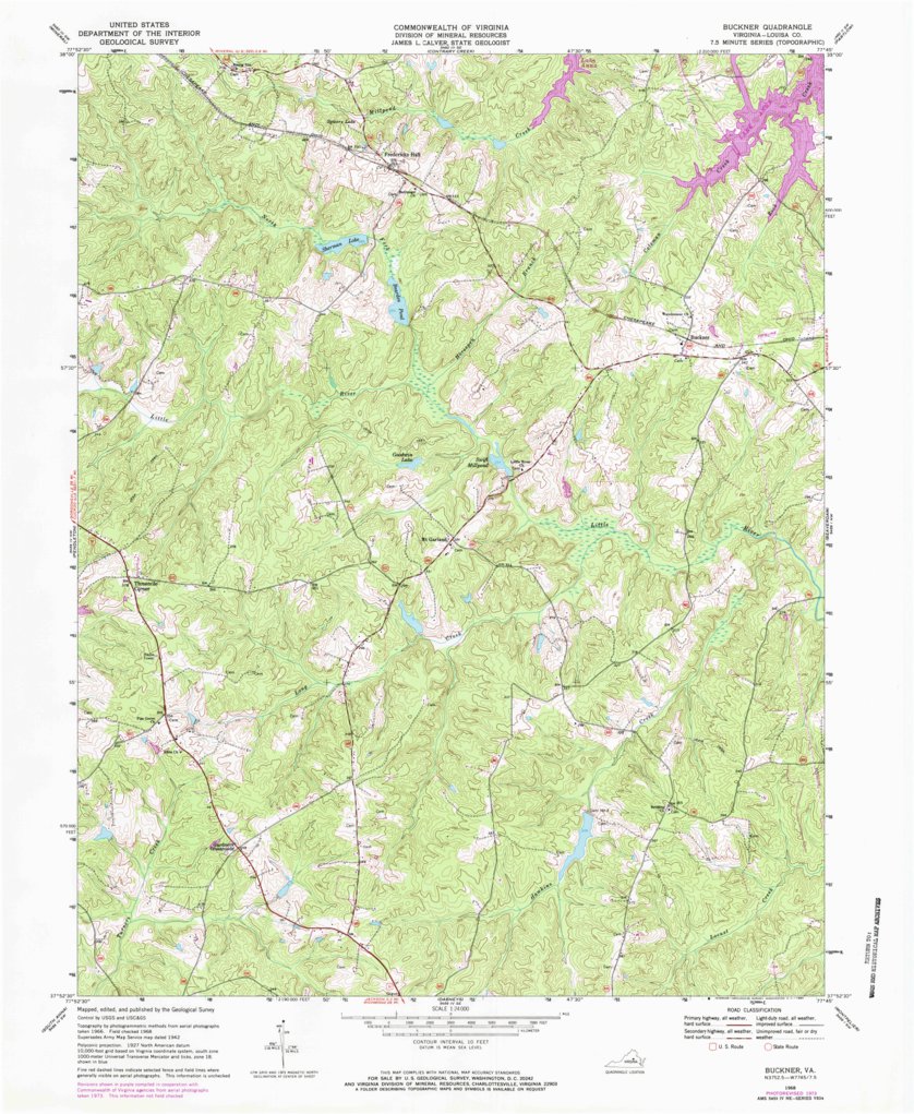 Buckner, VA (1968, 24000-Scale) Map by United States Geological Survey ...