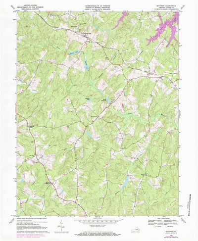 United States Geological Survey Buckner, VA (1968, 24000-Scale) digital map