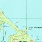 United States Geological Survey Buckroe, MI (1985, 24000-Scale) digital map