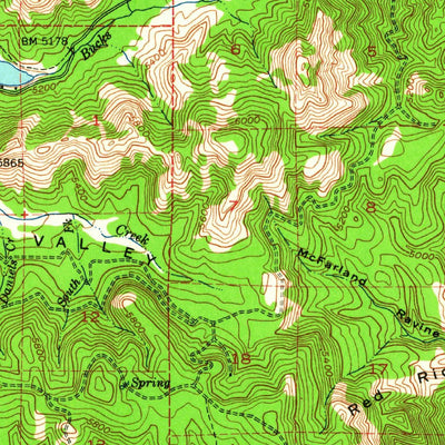 United States Geological Survey Bucks Lake, CA (1950, 62500-Scale) digital map