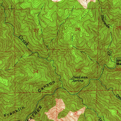 United States Geological Survey Bucks Lake, CA (1950, 62500-Scale) digital map