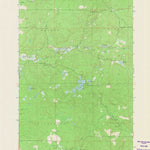 United States Geological Survey Bucks Lake, WI (1972, 24000-Scale) digital map
