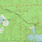 United States Geological Survey Bucks Lake, WI (1972, 24000-Scale) digital map
