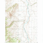 United States Geological Survey Bucks Nest, MT (1988, 24000-Scale) digital map