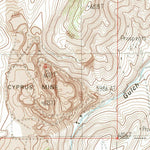 United States Geological Survey Bucks Nest, MT (1988, 24000-Scale) digital map