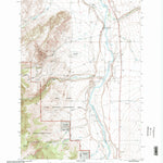 United States Geological Survey Bucks Nest, MT (1997, 24000-Scale) digital map