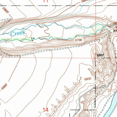 United States Geological Survey Bucks Nest, MT (1997, 24000-Scale) digital map