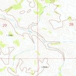 United States Geological Survey Buckskin Butte, ND (1974, 24000-Scale) digital map
