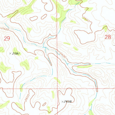 United States Geological Survey Buckskin Butte, ND (1974, 24000-Scale) digital map
