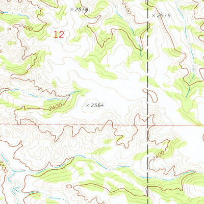 United States Geological Survey Buckskin Butte, ND (1974, 24000-Scale) digital map