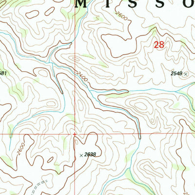 United States Geological Survey Buckskin Butte, ND (1997, 24000-Scale) digital map