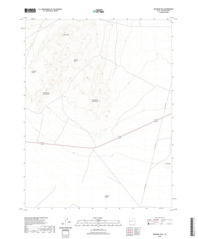 United States Geological Survey Buckskin Hills, UT (2020, 24000-Scale) digital map