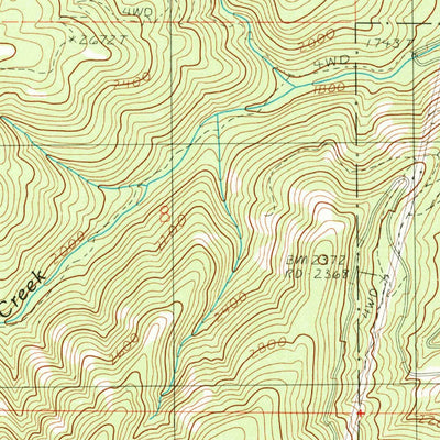 United States Geological Survey Buckskin Peak, OR (1989, 24000-Scale) digital map