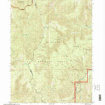United States Geological Survey Buckskin Peak, OR (1996, 24000-Scale) digital map