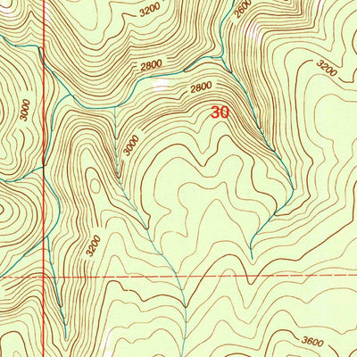 United States Geological Survey Buckskin Peak, OR (1996, 24000-Scale) digital map
