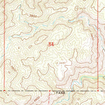 United States Geological Survey Bucksnort Mountain, CA (1960, 24000-Scale) digital map