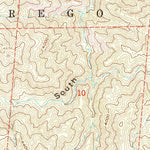 United States Geological Survey Bucksnort Mountain, CA (1960, 24000-Scale) digital map
