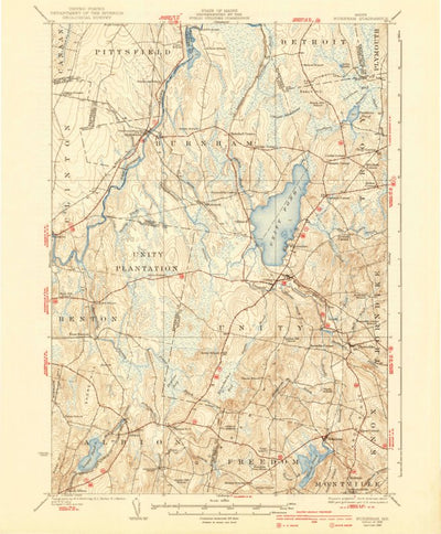 United States Geological Survey Bucksport, ME (1926, 62500-Scale) digital map