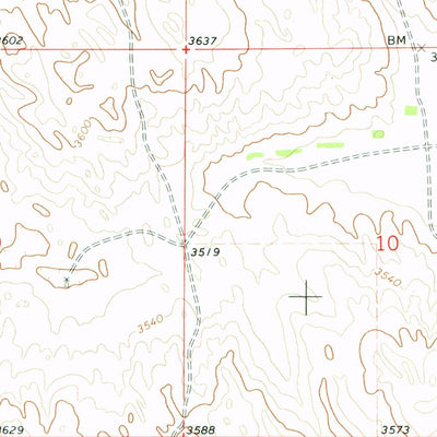 United States Geological Survey Bucktail Lake, NE (1972, 24000-Scale) digital map