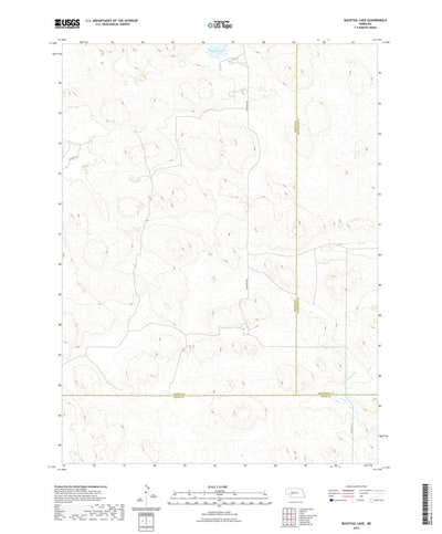 United States Geological Survey Bucktail Lake, NE (2021, 24000-Scale) digital map