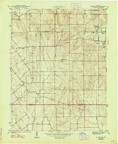 United States Geological Survey Bucktown, IN (1944, 24000-Scale) digital map