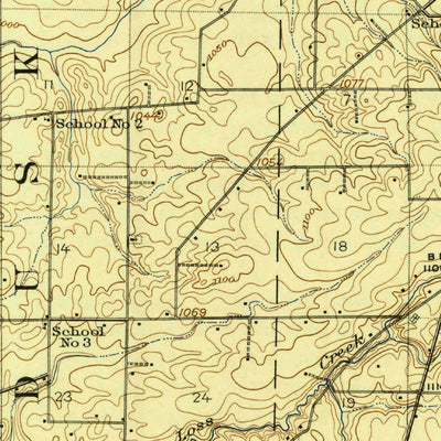 United States Geological Survey Bucyrus, OH (1915, 62500-Scale) digital map
