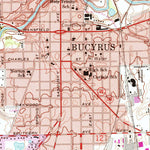 United States Geological Survey Bucyrus, OH (1960, 24000-Scale) digital map