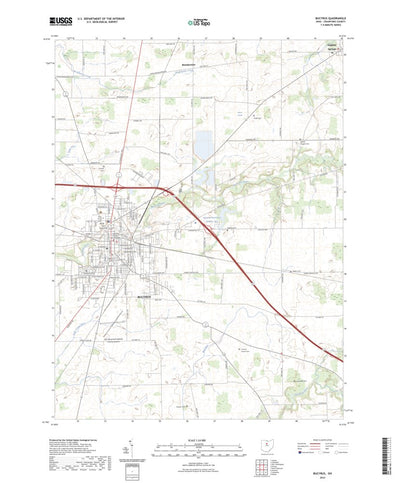 United States Geological Survey Bucyrus, OH (2023, 24000-Scale) digital map